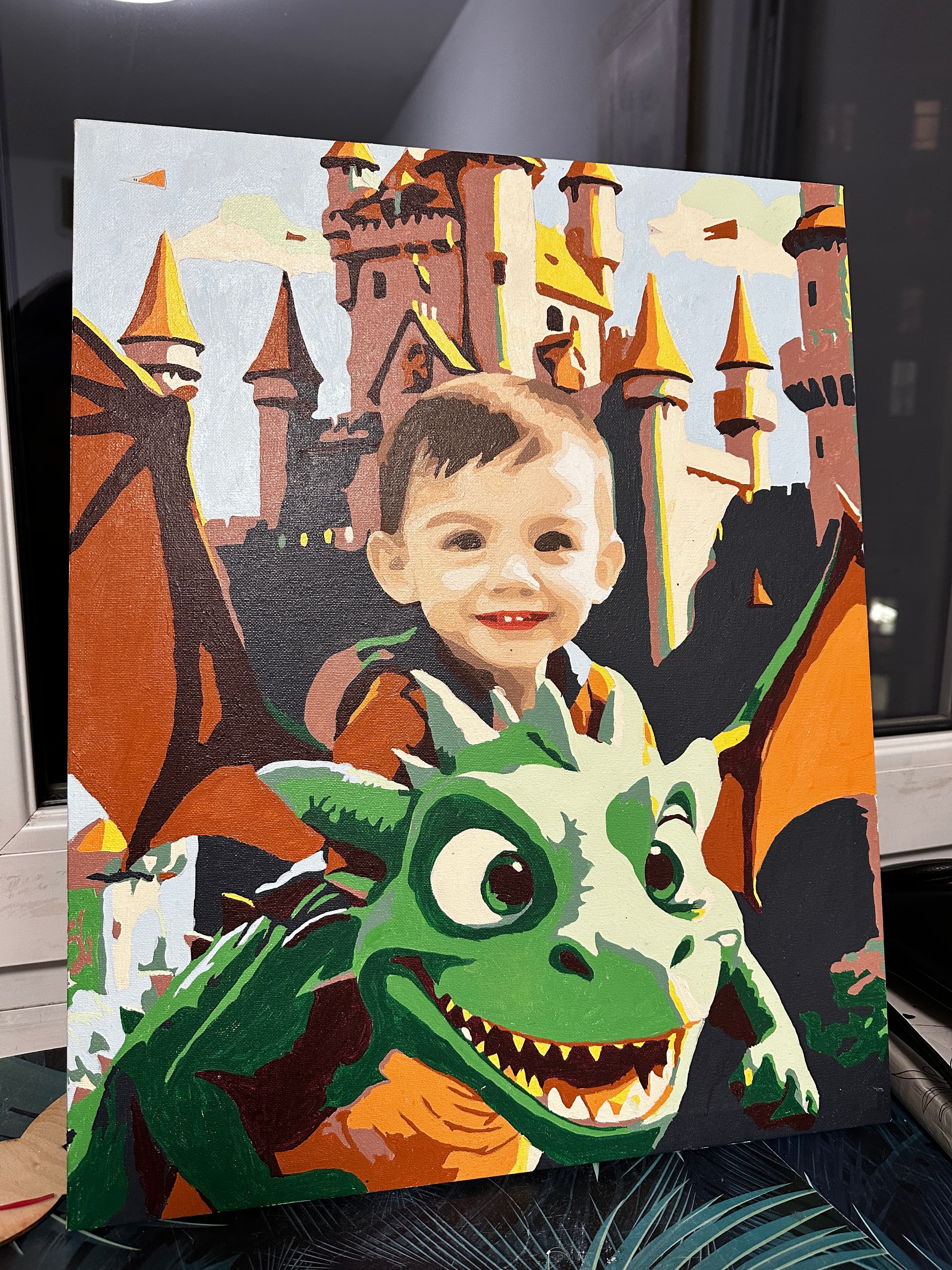 Happy Customer Painting