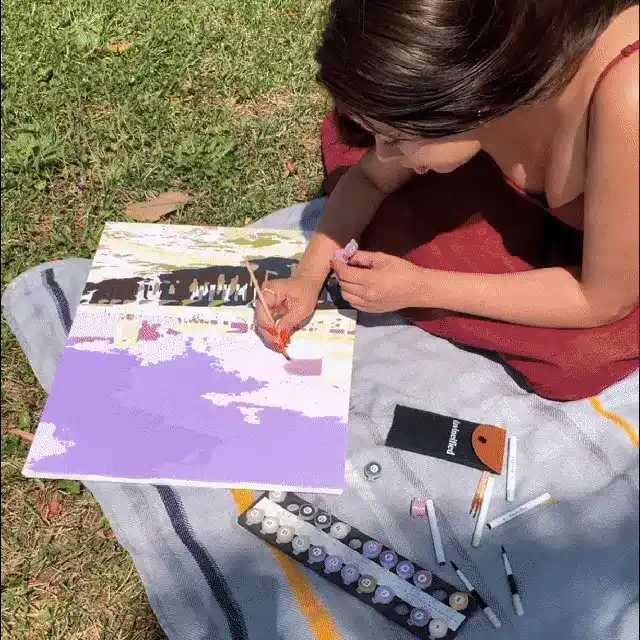 Paint by Numbers process